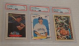 Baseball Hall Of Fame HOF Rookie Card RC Lot PSA GRADED Thomas Johnson Martinez