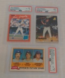 3 PSA GRADED Baseball Rookie Card Lot RC Fernando Manny Juan Gonzalez