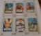 6 Vintage 1954 Bowman NFL Football Card Lot Walker Groza Fears Layne Perry Rote