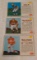 3 Nice Vintage 1962 Post Cereal NFL Football Card Lot Hickerson Orr Stickless