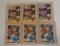 6 Card Lot 1983 Topps & Fleer Baseball Cal Ripken Jr 2nd Year Orioles HOF