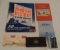 Misc Vintage Ephemera Lot Military World War Amtrak Playing Cards