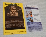 Brooks Robinson Autographed HOF Plaque Card Orioles HOF Baseball MLB JSA COA