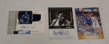 3 Autographed NBA Basketball Card Lot Insert Robinson Elliott Howard
