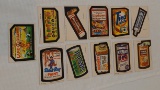 Vintage 1979 Topps Wacky Packages 11 Card Lot All Different Rare Stickers
