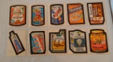 Vintage 1979 Topps Wacky Packages 10 Card Lot All Different Rare Stickers