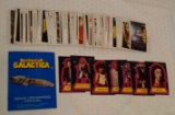Vintage 1978 Topps Battlestar Gallactica 76 Card Lot w/ Stickers & Space Manual Cereal Premium