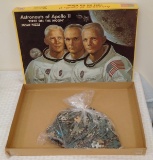 Complete Vintage 1969 NASA Astronaut Puzzle Appollo 11 Space Race Milton Bradley Moon