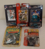 5 Miami Dolphins NFL Football 1/64 Die Cast Car Lot MOC