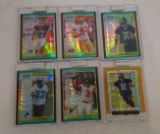 6 Topps Bowman Chrome 2005 Pristine Refractor Lot Cards Rookies Gold Xfactor