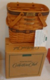 New In Box Longaberger Basket Collector's Club Membership Paperwork