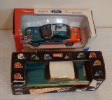 2 Brand New Miami Dolphins Diecast Lot 1/24 NFL Football Ford