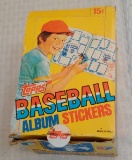 1981 Topps Baseball Sticker Factory Wax Box Unopened Stars HOFers