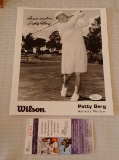 Autographed Signed 8x10 Photo Patty Berg Golf Golfer LPGA Wilson JSA COA