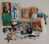 Huge NFL Football Miami Dolphins Lot License Plates & More