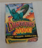 1988 Topps Dinosaurs Attack! Unopened Wax Box 48 Packs w/ Posters Straight From Case