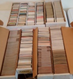 Huge Lot 10 Row Baseball Card Lot Tons Of Stars Rookies HOFers Late 1970s - 1990s 2000s 8K+ Cards