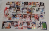 40 NFL Football Autographed Signed Insert Card Lot