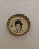 Vintage 1967 1968 Coke Baseball Metal Cap Coca Cola Willie Mays Giants HOF