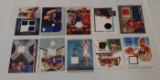 10 NBA Basketball Game Used Insert Card Lot w/ Duncan