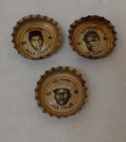 Vintage 1967 1968 Coke Baseball Metal Cap Lot Fresca Sprite Stargell Torre Pinson All Star