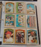 Vintage 1972 Topps Baseball Cad Album 540 Cards Starter Set Lot