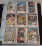 Vintage 1973 Topps Baseball Card Lot Approx 387 Cards Stars HOFers Album