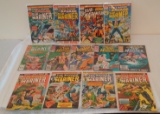 Vintage 13 Different Comic Book Lot Marvel Sub-Mariner 1980s