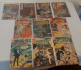 Vintage Charlton Comic Book Lot 10 Different Ghosts Doctor Graves Manor Haunts Monster