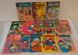 Vintage 13 Whitman Gold Key Dell Comic Book Lot Disney Donald Mickey Uncle Scrooge Pooh