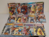 14 Different Vintage Comic Book Lot Thing 1980s Marvel