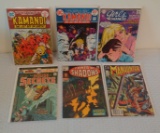 6 Vintage DC Comic Book Lot 12c 15c 20c Kamandi Girls Romances House Secrets Tower Shadows Manhunter