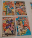 4 Vintage DC Comic Book Lot Flash 1980s Super Heroes