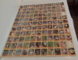 Vintage 1981 Donruss PGA Golf Cards Uncut Sheet Many RCs First Year Jack Nicklaus Rare