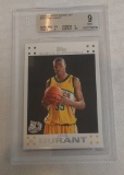 2007-08 Topps NBA Basketball Rookie Card #2 Kevin Durant RC BGS Beckett GRADED 9 MINT