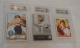 3 Beckett GRADED Baseball Card Lot Peavy Price Braden Rookies