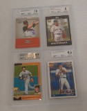 4 Baseball GRADED Card Lot Rookies Tulowitzki Herr Desert Shield Wieters Daisuke Matsuzaka