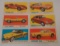 6 Vintage 1961 Topps Sports Car Card Lot Ferrari Jaguar Courier Fiat Jensen 541 Volkswagen