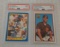 PSA GRADED Baseball Pair 1990 Score Ken Griffey Jr & 1989 Bowman Roberto Alomar 9 MINT HOF