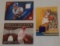 3 Game Used Relic Jersey Card Lot Steve Carlton Jeremy Shockey Lamar Odom Insert