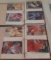 7 Philadelphia Phillies Team Issue 4x6 Jumbo Photo Card Set Lot 1990 1991 1992 1993 1995 1996 1997