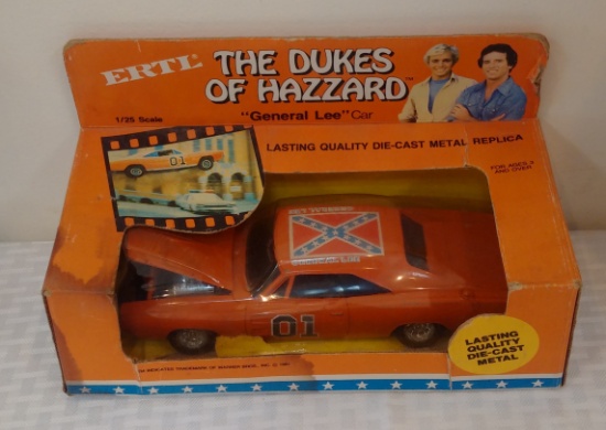 Rare Vintage 1981 Ertl Dukes Of Hazzard Die Cast Car General Lee MIB New 1/25 Scale