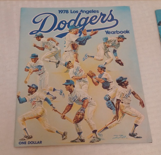 Vintage 1978 LA Dodgers Official Baseball Program MLB