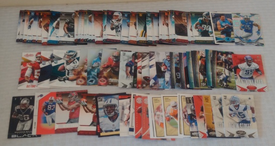100 NFL Football Rookie Card Refractors #'d Insert Lot Kuechly Garappolo & More