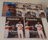 MLB Baseball Program Magazine Lot Giants Athletics Blue Jays Champs