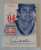2012 National Treasures Auto Signed Insert Card Paul Molitor 24/25 Brewers HOF Rare MLB Baseball