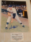 Autographed Signed 8x10 Photo MLB Baseball Twins Dick Stigman Show ST COA