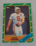 Vintage 1986 Topps NFL Football #374 Steve Young Rookie Card RC HOF