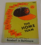 Vintage 1975 Baltimore Orioles Home Team Baseball Yearbook Magazine