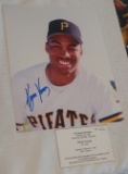 Autographed Signed 8x10 Photo MLB Baseball Pirates Kevin Young Show ST COA